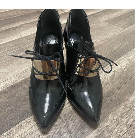 Jason Wu "Pilgrim Buckle" Pointy Toe Stilettos – Size 6 / EU 36.5 - Picture 5 of 7